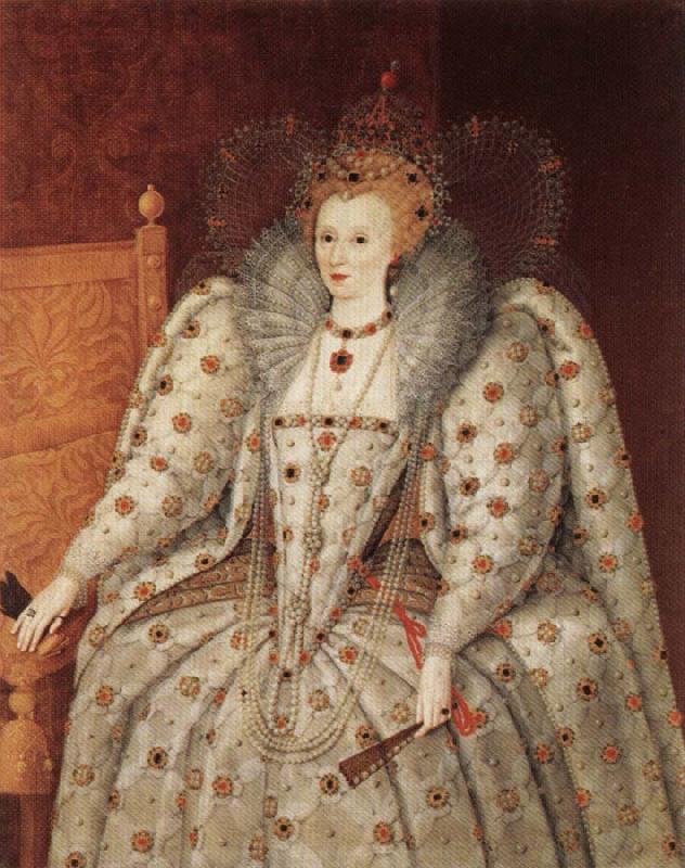 unknow artist Portrait of Elizabeth I Sweden oil painting art